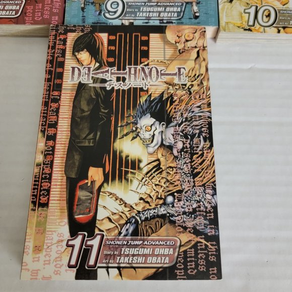 7 Lot Shonen Jump Advanced DEATH NOTE Tsugumi Ohba Takeshi Obata 2 5 6 8 9 10 11 - Picture 10 of 10